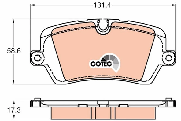 TRW GDB2029 FREN BALATASI ARKA LAND ROVER DEFENDER L663 DISCOVERY L462 RANGE ROVER 4 VOGUE L405 SPORT 2 L494 LR164821 ürün görseli 1