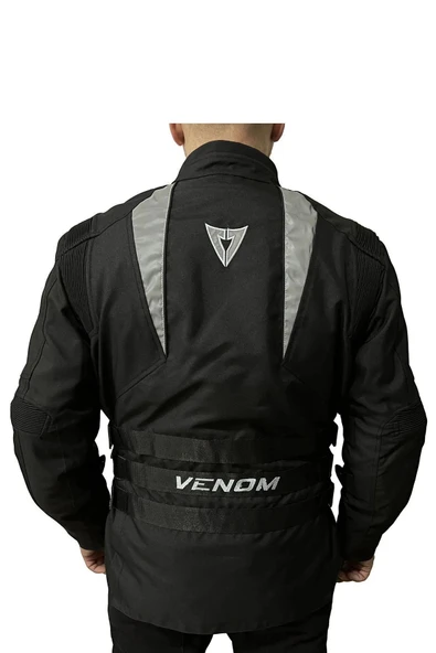 VENOM TOUREX DORT MEVSIM MOTOSIKLET MONTU SIYAH - 3