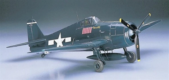 Hasegawa B11 241 1/72 Ölçek, F6F-3/5 Hellcat, Savaş Uçağı Plastik Model Kiti - Resim 2