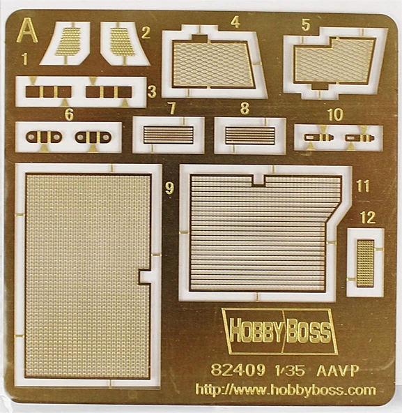 Hobbyboss 82412 1/35 Ölçek, AAVP-7A1 Amfibi Hücum Aracı, Plastik Model Kiti - Resim 4