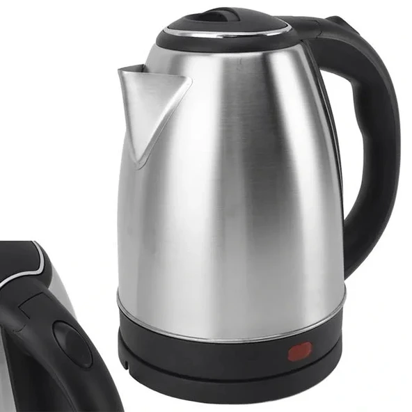 Crown Crw-7102 1500w 1.8 Litre Lüks Çelik Su Isıtıcı Kettle İnox