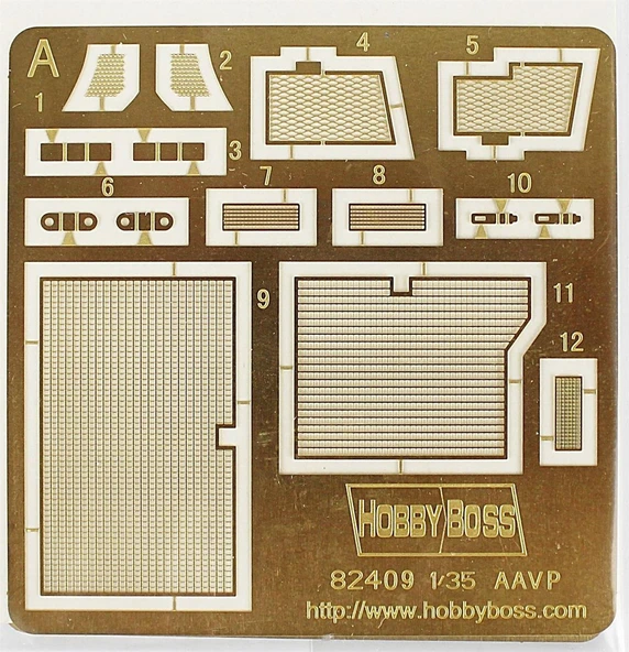 Hobbyboss 82411 1/35 Ölçek, AAVR-7A1 Amfibi Hücum Aracı, Plastik Model Kiti - Resim 4