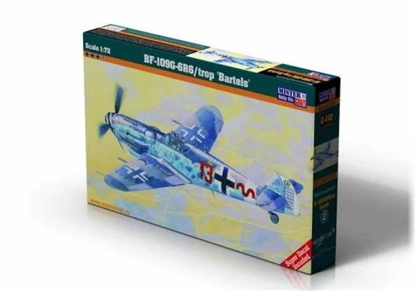 Mistercraft C110 1/72 Ölçek, BF-109G-6R6 (Bartels) Savaş Uçağı, Plastik Model kiti ürün görseli