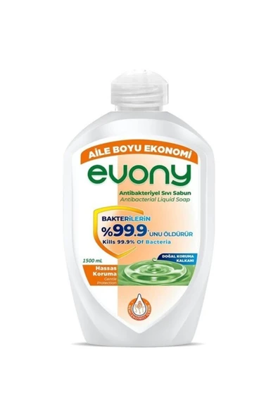 EVONY AB SIVI SABUN 1500ML SOFT CARE ürün görseli 1
