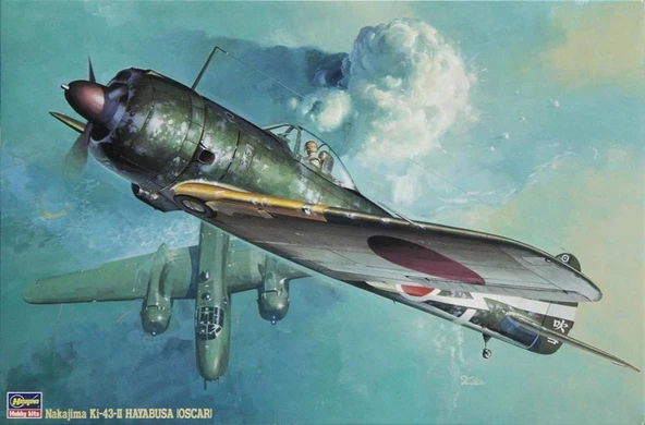 Hasegawa ST3 8053 1/32 Ölçek, Ki-43-II Hayabusa (Oscar), Savaş Uçağı Plastik Model Kiti ürün görseli 1
