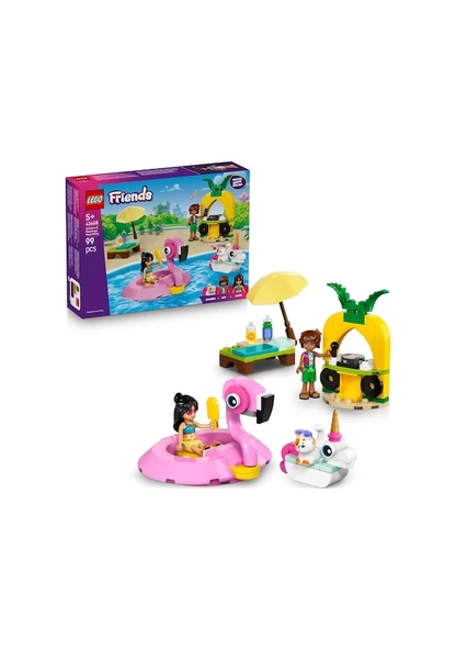 Lego Friends Tek Boynuzlu At ve Flamingo Havuz Partisi 42658 Lisanslı Ürün ürün görseli 1