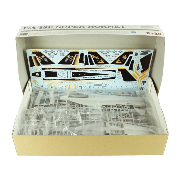 Hasegawa PT39 7239 1/48 Ölçek, F/A-18E Super Hornet, Savaş Uçağı Plastik Model Kiti - Resim 2