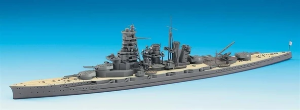 Hasegawa 112 49112 1/700 Ölçek, IJN Kirishima, (Waterline Serisi) Savaş Gemisi, Plastik Model Kiti - Resim 2