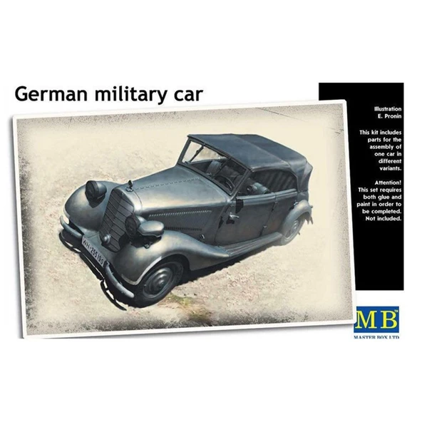 Masterbox 35100 1/35 Ölçek, German Military Car, Typ 170 V, Tourenw ürün görseli