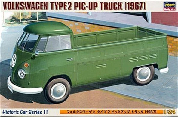 Hasegawa HC11 21211 1/24 Ölçek, Volkswagen Type 2 1967, Kamyonet Plastik Model Kiti ürün görseli 1