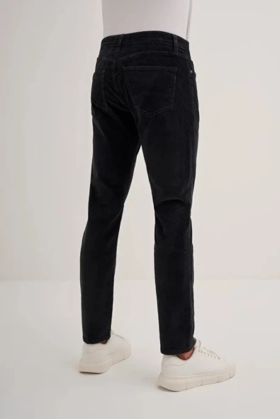 Cazador Vintage Terry Slim Fit Boru Paça Kadife Pantolon - Resim 2