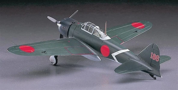 Hasegawa 9117 1/48 Ölçek, Mitsubishi A6M3 Zero Fighter Type 22 (Zeke), Savaş Uçağı Plastik Model Kiti ürün görseli