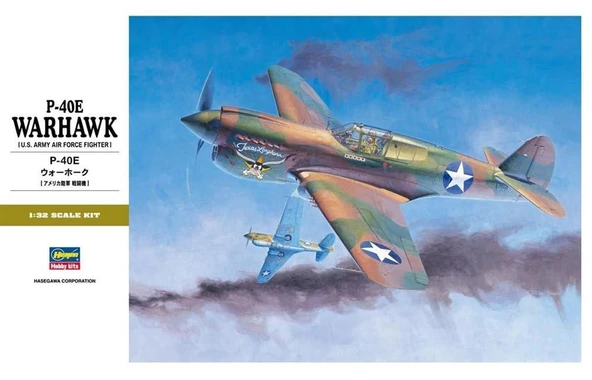 Hasegawa ST29 8879 1/32 Ölçek, P-40E Warhawk, Savaş Uçağı Plastik Model Kiti ürün görseli