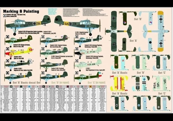 Mistercraft D211 1/72 Fi-156 C-1 Storch Savaş Uçağı Plastik Model Kiti - 2