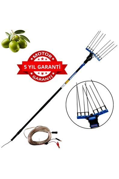 ZEYTİN SİLKME HASAT MAKİNESİ DEVİR AYARLI MAKİNESİ AKÜ ŞARJ CİHAZI VE JEL AKÜ DAHİL Forza FRZ2400 ürün görseli