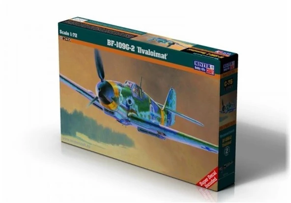 Mistercraft C076 1/72 Ölçek, BF-109G-2 ( Ilmavoimat) Savaş Uçağı, Plastik Model kiti ürün görseli