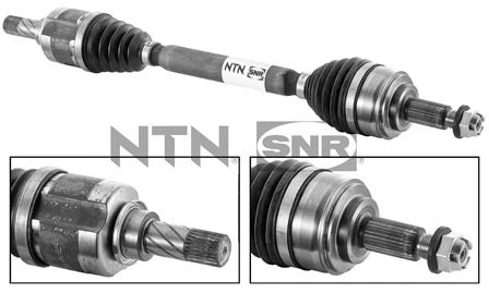 SNR DK55154 AKS KOMPLE SOL RENAULT KANGOO II 08> 1.5dCi K9K 26x27x33 U:697MM 8200597305-391015402R ürün görseli 1