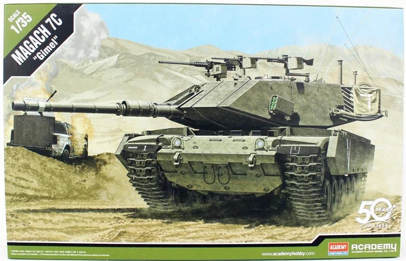 Academy 13297 1/35 Ölçek, İsrail Magach 7C Gimel Tankı, Plastik Model kiti ürün görseli 1