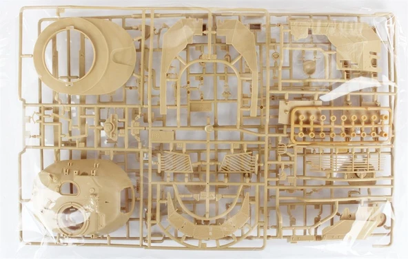 Academy 13297 1/35 Ölçek, İsrail Magach 7C Gimel Tankı, Plastik Model kiti - Resim 3