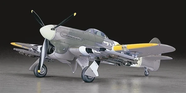 Hasegawa JT60 9060 1/48 Ölçek, Typhoon Mk.IB (Tear Drop Canopy), Savaş Uçağı Plastik Model Kiti - Resim 2