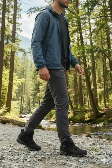 Lumberjack SHELL HI 5PR 102019273 Erkek Su Geçirmez Outdoor Bot Siyah 40-45 - 5