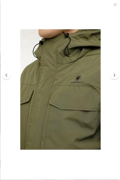 LUMBERJACK PRIME 3PR HAKİ SU İTİCİ RÜZGAR GEÇİRMEZ MONT+YELEK ÇİFTLİ TAKIM ERKEK MONT - Resim 5