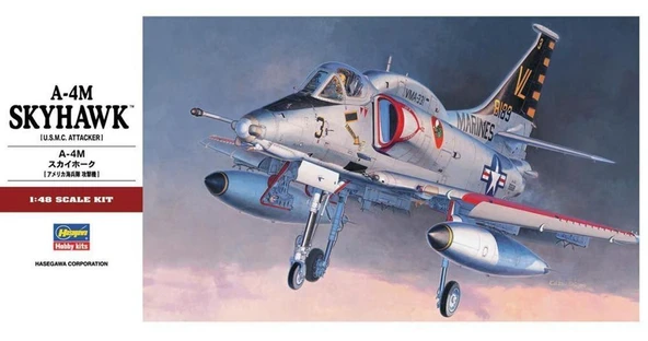 Hasegawa PT33 7233 1/48 Ölçek, A-4M Skyhawk, Savaş Uçağı Plastik Model Kiti ürün görseli