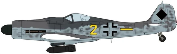 Hasegawa 1967 1/72 Ölçek, Focke-Wulf FW190D-9 JABO (Limited Edition), Savaş Uçağı Plastik Model Kiti - 2