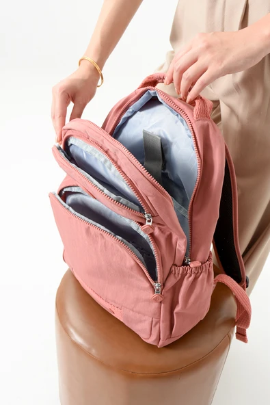 Bolsas Kadın Okul Sırt Çanta Gül Kurusu 1093 - Resim 3