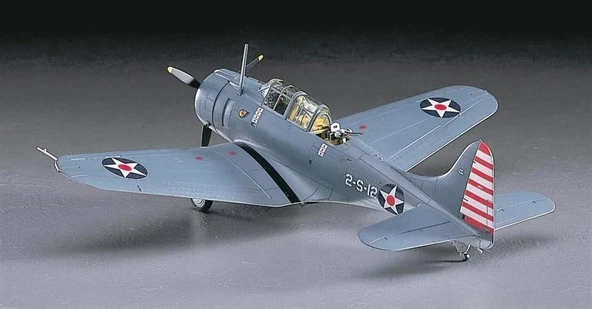 Hasegawa JT19 9119 1/48 Ölçek, SBD-3 Dauntless, Savaş Uçağı Plastik Model Kiti - Resim 2