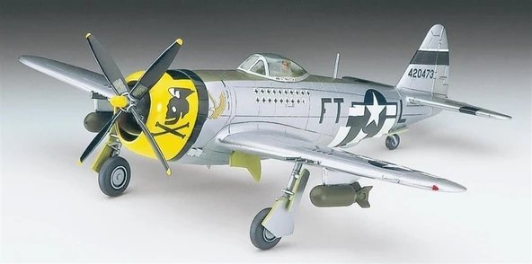 Hasegawa A8 138 1/72 Ölçek, P-47D Thunderbolt, Savaş Uçağı Plastik Model Kiti - 2