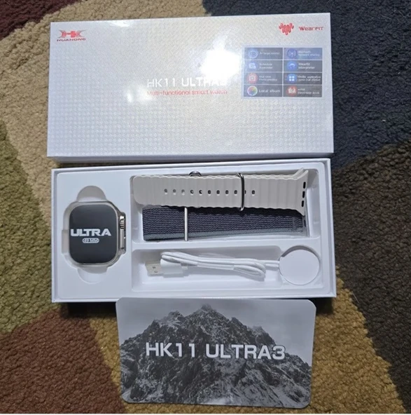 2025 HK11 Ultra3 2.02 Amoled Ekran Nfc Bluetooth Destekli Aı Robot Özellikli 4gb Hafıza - Resim 2