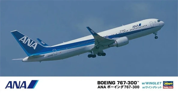 Hasegawa 10684 1/200 Ölçek, Boeing 767-300 ANA W/Winglet Yolcu Uçağı Plastik Model Kiti ürün görseli