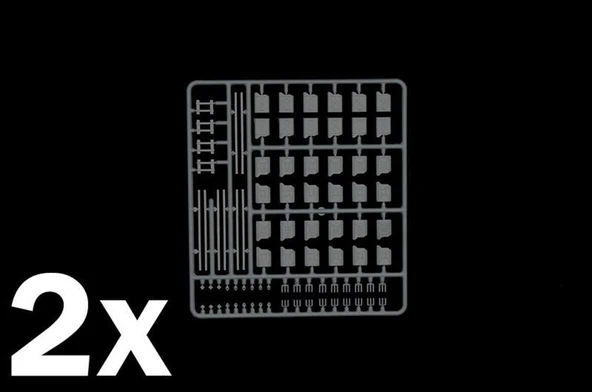 Italeri 0402S 1/35 Ölçek, Yakıt ve Su Bidonları, Plastik Model kiti - Resim 3