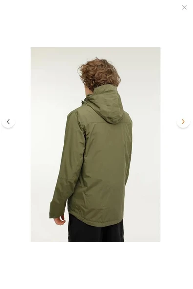 LUMBERJACK PRIME 3PR HAKİ SU İTİCİ RÜZGAR GEÇİRMEZ MONT+YELEK ÇİFTLİ TAKIM ERKEK MONT - Resim 7