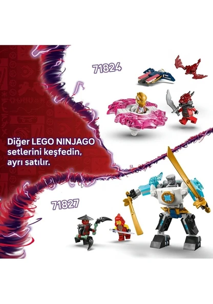 Lego Ninja Go Kai'nin Ejderha Spinjitzu Topacı 71823 Lisanslı Ürün - Resim 4