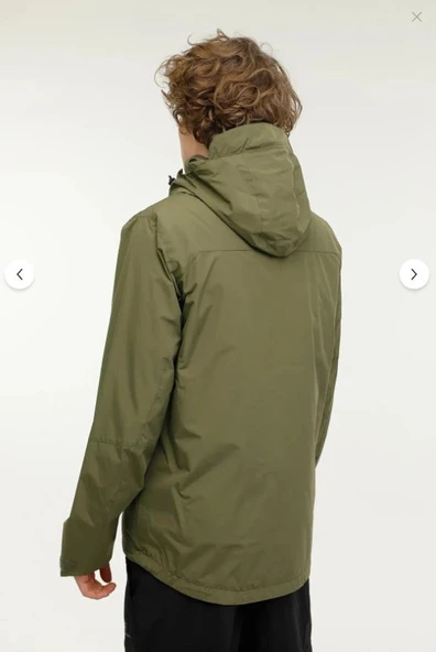 LUMBERJACK PRIME 3PR HAKİ SU İTİCİ RÜZGAR GEÇİRMEZ MONT+YELEK ÇİFTLİ TAKIM ERKEK MONT - Resim 4