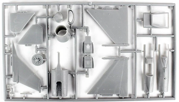 Mistercraft D105 1/72 F-16C-42 (Tulsa Yerlileri) Savaş Uçağı Plastik Model Kiti - 3