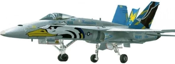 Academy 12534 1/72 Ölçek, U.S. Navy F/A-18C (VFA-82 Marauders) Savaş Uçağı, Plastik Model kiti - 4