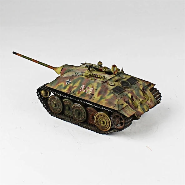 QD246 1/35 Ölçek, Hetzer, Tamiya, Sergilemeye Hazır Plastik Tank Maketi - Resim 3