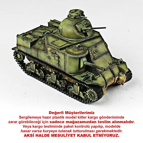 QD269 1/35 Ölçek, M3 Lee, Tamiya, Sergilemeye Hazır Plastik Tank Maketi ürün görseli