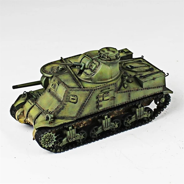 QD269 1/35 Ölçek, M3 Lee, Tamiya, Sergilemeye Hazır Plastik Tank Maketi - Resim 2