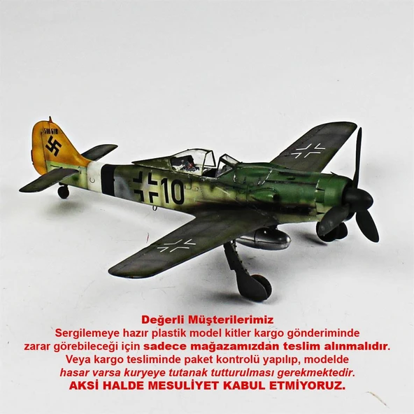 QD077 1/48 Ölçek, Focke-Wulf 190 D-9 Sergilemeye Hazır Plastik Uçak Maketi ürün görseli