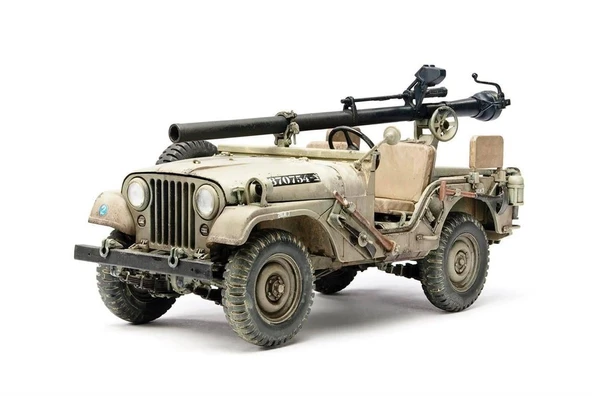 AFV Club AF35S99 1/35 Ölçek, IDF M38A1/CJ5 (2 models set) Tank Savarlı Jeep, Plastik Model kiti - Resim 3