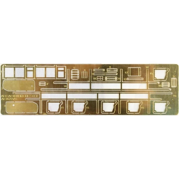 AFV Club AF35227 1/35 Ölçek, AEC Armoured Command Vehicle Dorchester ACV Askeri Araç, Plastik Model kiti - Resim 5