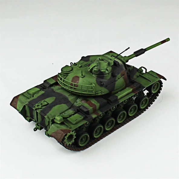 QD200 1/35 Ölçek, M48A5T1, Hobbytime, Sergilemeye Hazır Plastik Tank Maketi - Resim 4