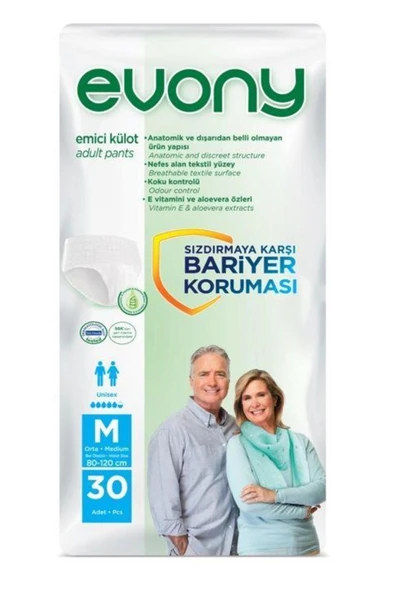 EVONY EMİCİ KÜLOT UNISEX MEDIUM 30 - Resim 2