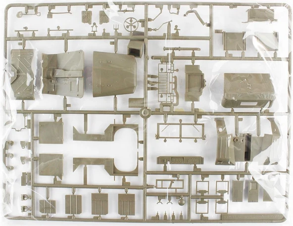 AFV Club AF35304 1/35 Ölçek, M109A3 Konteyner Kasalı Askeri Kamyon, Plastik Model kiti - Resim 2