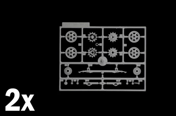 Italeri 6563S 1/35 Ölçek, RSO/03 PaK 40'lı Paletli Askeri Araç, Plastik Model kiti - Resim 5