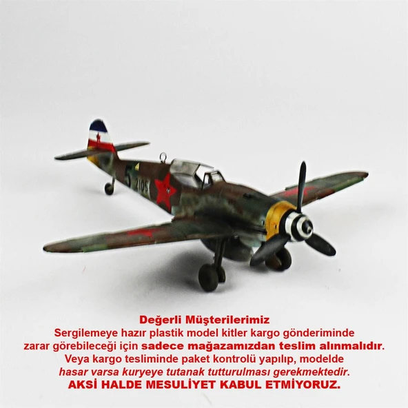 QD071 1/32 Ölçek, Messerschmitt Bf 109 G-10 Sergilemeye Hazır Plastik Uçak Maketi ürün görseli